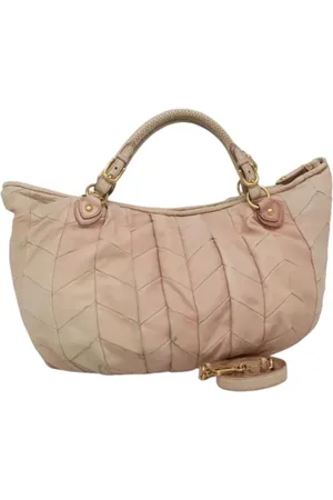 Miu Miu Pre-owned, Kobieta, Różowy, ONE SIZE, Skóra, Pre-owned Skórzane torebki