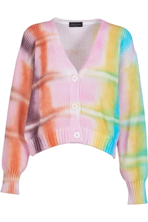 Roberto Collina Swetry, Kobieta, Wielobarwność, S, Stylowe Swetry Cardigan Costa