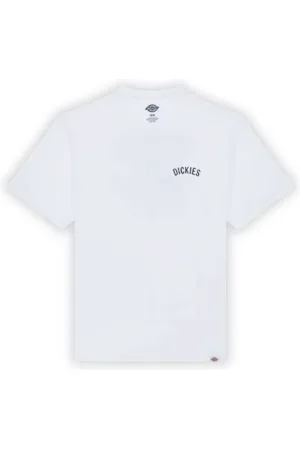 Dickies Koszulki, Mężczyzna, Biały, M, Koszulka z Wężem Biała
