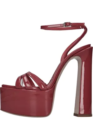 LE SILLA Buty, Kobieta, Czerwony, 38 EU, Sandały Czerwone