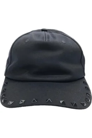 VALENTINO Pre-owned, Kobieta, Czarny, ONE SIZE, Nylon, Pre-owned Nylon hats