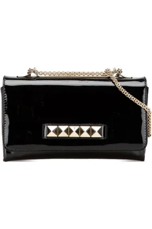 VALENTINO Pre-owned, Kobieta, Czarny, ONE SIZE, Skóra, Pre-owned Leather crossbody-bags