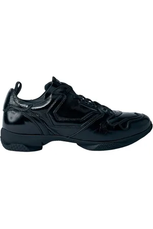Kiko Kostadinov Buty, Mężczyzna, Czarny, 41 EU, Hybrydowa Podeszwa Skórzane Sneakersy Okrągły Nosek
