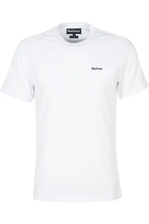 Barbour Koszulki, Mężczyzna, Biały, 2XL, Kieszonkowa Koszulka Langdon Biała