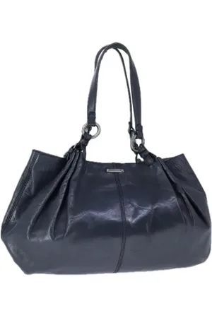 Bally Pre-owned, Kobieta, Szary, ONE SIZE, Skóra, Pre-owned skórzane torby na ramię