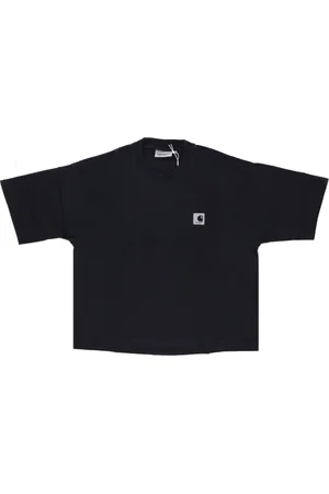 Carhartt Koszulki, Kobieta, Czarny, L, Bawełna, Damska koszulka Moon Wash