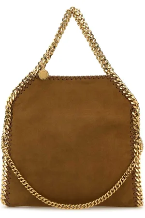 Stella McCartney Torebki, Kobieta, brązowy, ONE SIZE, Karmelowa Miniaturowa Torba Falabella