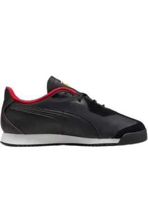 PUMA Buty, Mężczyzna, Czarny, 45 EU, Ikoniczne skórzane sneakersy lifestyle