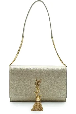 Saint Laurent Pre-owned, Kobieta, Żółty, ONE SIZE, Skóra, Pre-owned Skórzane torebki