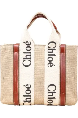 Chloé Pre-owned, Kobieta, Beżowy, ONE SIZE, Pre-owned Fabric totes