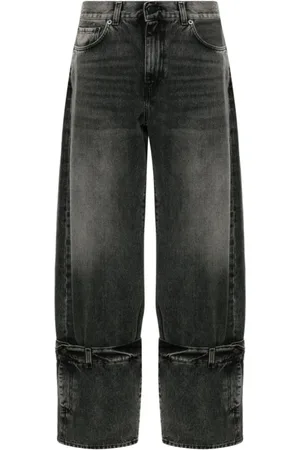 haikure Jeansy, Kobieta, Czarny, W23, Czarne Dżinsy Straight Leg dla Kobiet