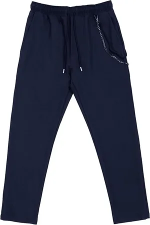 GIANNI LUPO Spodnie, Mężczyzna, Niebieski, 2XL, Spodnie męskie z sznurkiem
