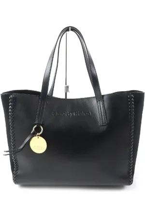 Chloé Pre-owned, Kobieta, Czarny, ONE SIZE, Skóra, Pre-owned Skórzane torebki