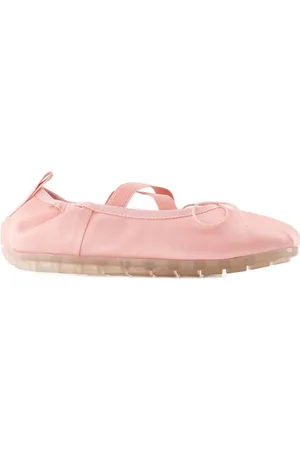 Simone Rocha Buty, Kobieta, Różowy, 36 EU, Różowe Jedwabne Baletki Satynowe Buty
