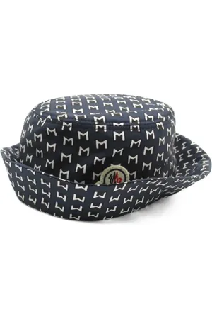 Moncler Pre-owned, Kobieta, Niebieski, ONE SIZE, Poliester, Pre-owned Plastic hats