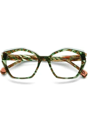 Etnia Barcelona Akcesoria, unisex, Zielony, ONE SIZE, Okulary Azeeza Kwadratowe Lekkie Multifokalne