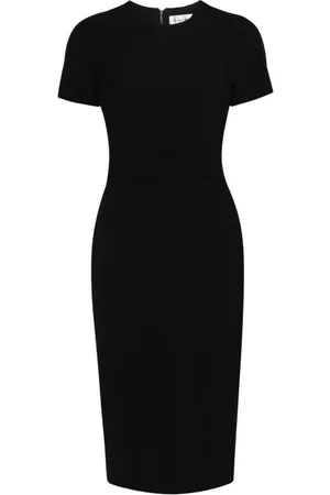 Victoria Beckham Sukienki, Kobieta, Czarny, XS, Midi Sukienki