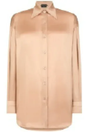 Tom Ford Bluzki, Kobieta, Beżowy, S, Stylowe Koszule Kolekcja
