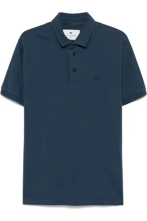 Etro Koszulki, Mężczyzna, Niebieski, 3XL, Nadrukowany Polo