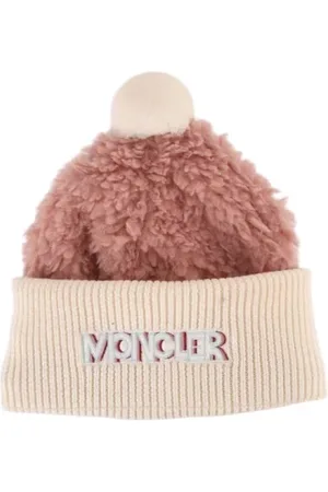 Moncler Pre-owned, Kobieta, Różowy, ONE SIZE, Poliester, Pre-owned Polyester hats