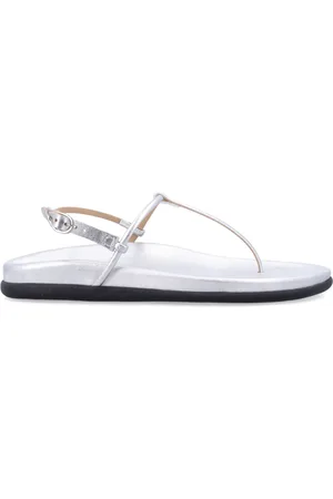 Ancient Greek Sandals Buty, Kobieta, Szary, 40 EU, Srebrne Sandały z Zamkniętymi Palcami