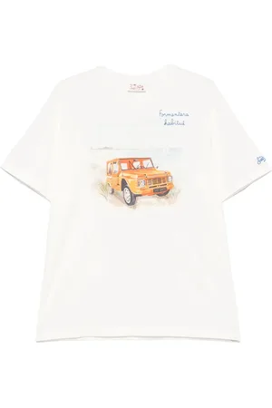 MC2 SAINT BARTH Koszulki, Mężczyzna, Biały, M, Białe T-shirty i Pola