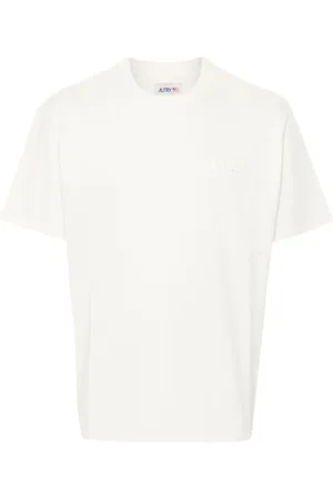 Autry Koszulki, Mężczyzna, Biały, S, Męski T-shirt Biały Styl Casual