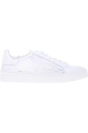BALDININI Buty, Kobieta, Biały, 39 EU, Leather and lace trainer
