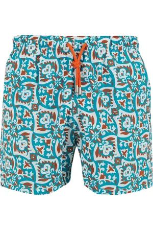 Gallo Stroje kąpielowe, Mężczyzna, Wielobarwność, 2XL, Zielone męskie kąpielówki z wzorem bandany