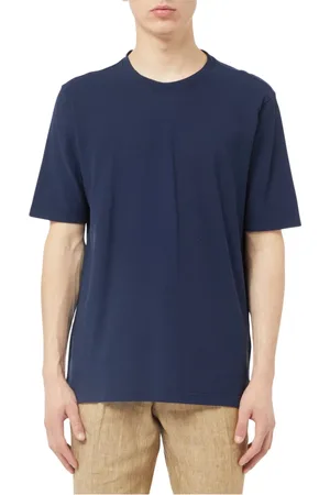 Gran Sasso Koszulki, Mężczyzna, Niebieski, 4XL, Casual Bawełniany T-shirt