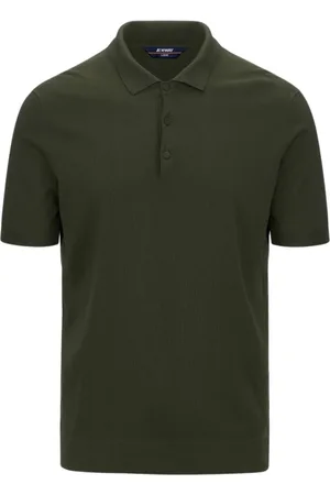 K-Way Koszulki, Mężczyzna, Zielony, M, Pleyne polo t-shirt