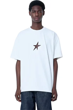 MUGLER Koszulki, Mężczyzna, Biały, S, Koszulka z wycięciem logo