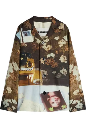 Jil Sander Kurtki, Mężczyzna, Wielobarwność, L, Elegancka Kurtka Runway