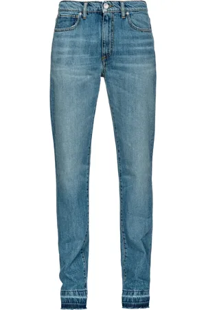 Pinko Jeansy, Kobieta, Niebieski, W29, Denim, Rebel Wash Straight Denim Spodnie