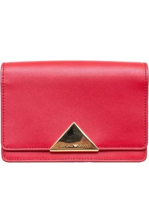 Emporio Armani Pre-owned, Kobieta, Czerwony, ONE SIZE, Pre-owned Leather crossbody-bags