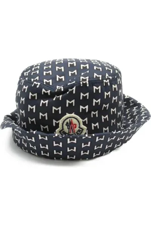 Moncler Pre-owned, Kobieta, Niebieski, ONE SIZE, Poliester, Pre-owned Polyester hats