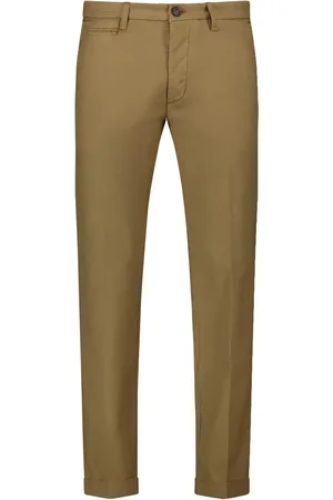 RE-HASH Spodnie, Mężczyzna, Beżowy, W34, Męskie Spodnie Casual