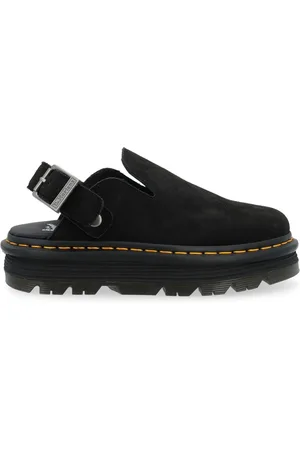 Dr. Martens Buty, Mężczyzna, Czarny, 38 EU, Zamsz, Czarne Zamszowe Mules Zebzag