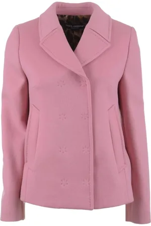 Dolce & Gabbana Kurtki, Kobieta, Różowy, M, Stylowa Kurtka Damska