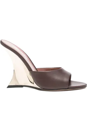 PARIS TEXAS Buty, Kobieta, brązowy, 38 EU, Sandały Damskie Nina Mule