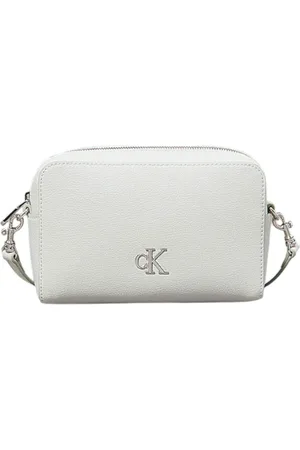 Calvin Klein Torebki, Kobieta, Biały, ONE SIZE, Minimalistyczna Torba na Miejski Styl