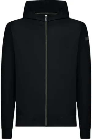 RRD Bluzy, Mężczyzna, Niebieski, M, Niebieski Bluza z Kapturem i Zamkiem Fleece