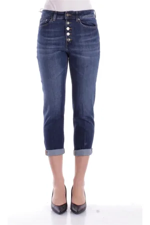 Dondup Jeansy, Kobieta, Niebieski, W25, Bawełna, Niebieskie Jeansyy Regular Fit