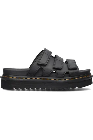 Dr. Martens Buty, Kobieta, Czarny, 40 EU, Czarne Slide Sandały dla Kobiet
