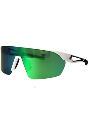 adidas Akcesoria, unisex, Biały, ONE SIZE, Len, Stylowe okulary przeciwsłoneczne Sp 0103/S