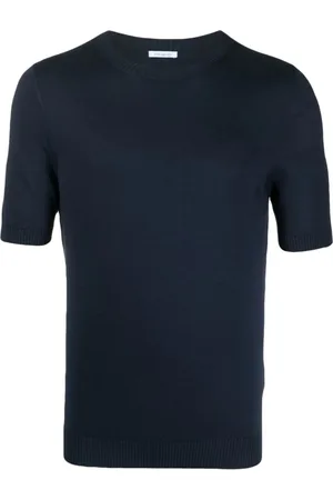 Malo Swetry, Mężczyzna, Niebieski, 2XL, Round-neck Knitwear