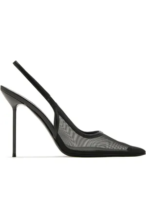 PARIS TEXAS Buty, Kobieta, Czarny, 40 EU, Czarne Lidia Slingback Buty Damskie
