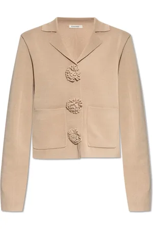 By Malene Birger Swetry, Kobieta, Beżowy, M, Len, Cardigan Rosa