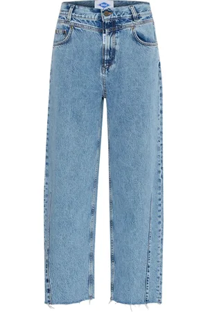 Ball Jeansy, Kobieta, Niebieski, W26 L34, Jeansyy Bacammeo Marble Wash Styl