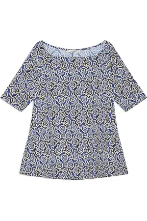 Maliparmi Koszulki, Kobieta, Niebieski, M, Letnia Koralowa T-Shirt